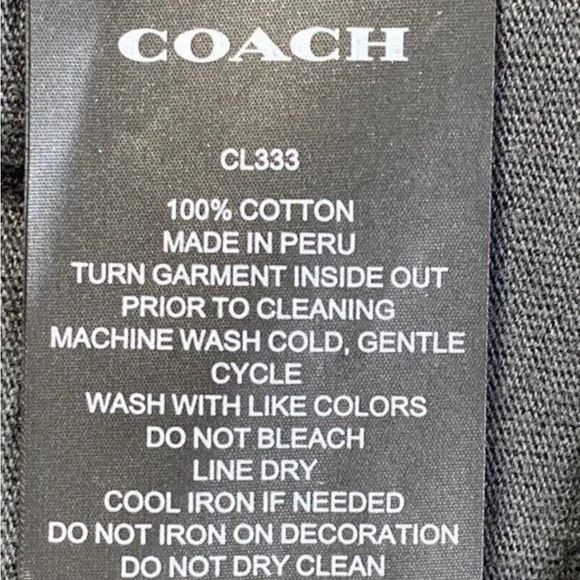 Coach Men's Gray Camouflage T-Shirt Size Medium - Picture 5 of 5